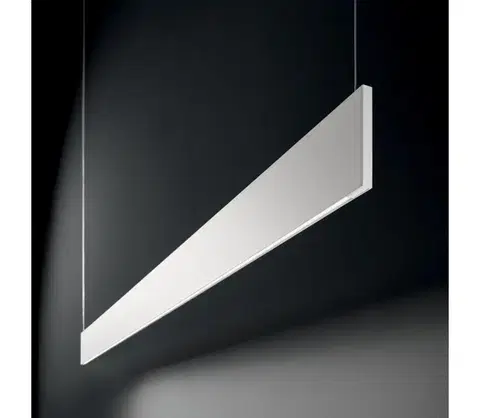 Svietidlá Ideal Lux - LED luster na lanku STEEL LED/24W/230V 3000K CRI 90 120 cm biely 368795