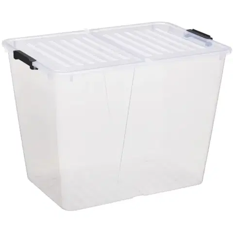 Boxy na skladovanie PLAST TEAM - Box FLEX úložný 65l transparentný