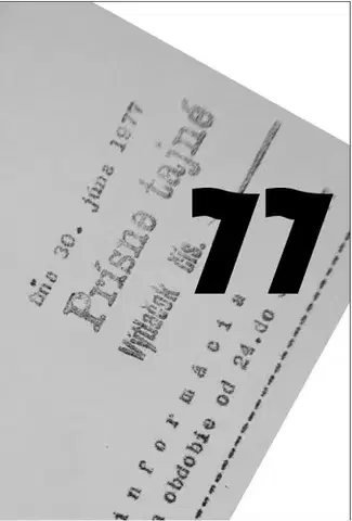 Eseje, úvahy, štúdie Zakázaná výstava 77