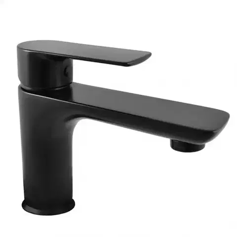 Umývadlové batérie Batéria umývadlová Rav-Slezak Vltava 142mm čierne VT426.0CMATC