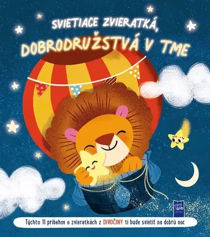 Leporelá, krabičky, puzzle knihy Svietiace zvieratká - dobrodružstvá v tme: Zvieratká v divočine
