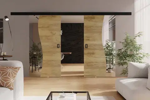 Posuvné dvere KIER Posuvné dvere FALA DUO | 212 cm Farba: Dub craft zlatý