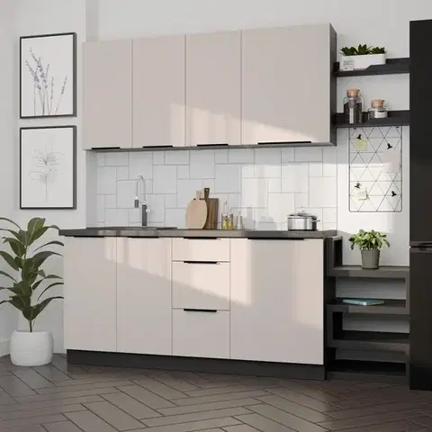 Modulový kuchynský nábytok Kuchynská linka Arona 180cm bez pracovnej dosky