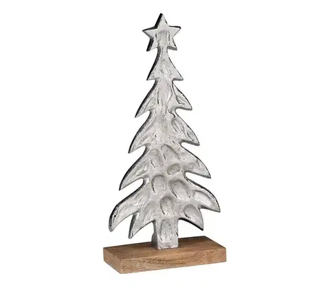 Vianočné dekorácie Eglo 427132 - Vianočná dekorácia BALIGUIAN 27x13 cm stromček/strieborná 427132