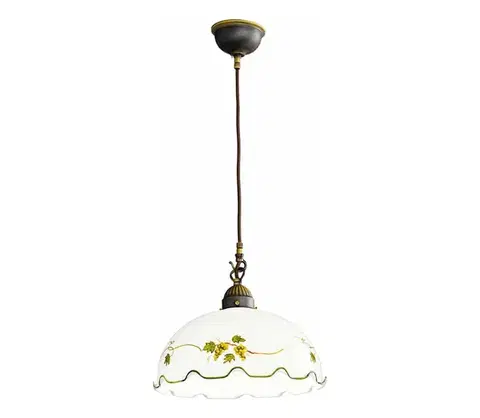 Svietidlá Kolarz 731.30.111 - Závesné svietidlo na lankách NONNA 1xE27/75W/230V priemer 30 cm vínová 731.30.111