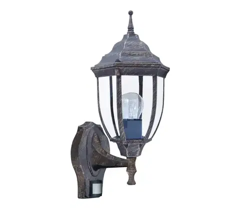 Svietidlá Rabalux 8458 - Vonkajšie svietidlo s čidlom NIZZA 1xE27/60W/230V