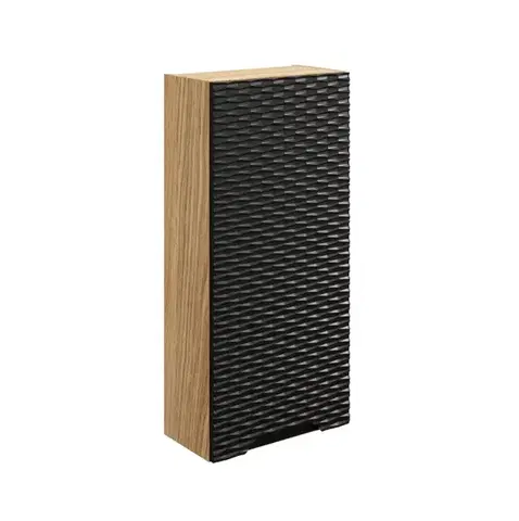 Skrinky do kúpeľne ArtCom Závesná skrinka do kúpeľne OCEAN Black 83-35-1D
