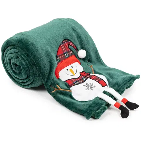 Prikrývky 4Home Vianočná deka Snowman, 150 x 200 cm