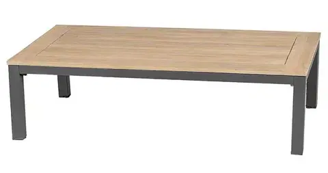 Stolčeky Hliníkový stolík 130x69 cm TANZANIA