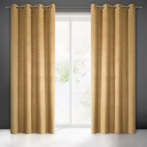 Závesy do spálne Záves JULIA 140X250 na priechodkách 384119