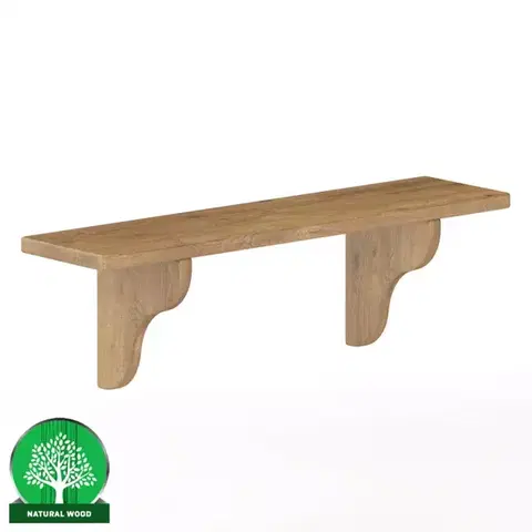 Kancelárske police Polička borovica PK121-80x25x20 dub