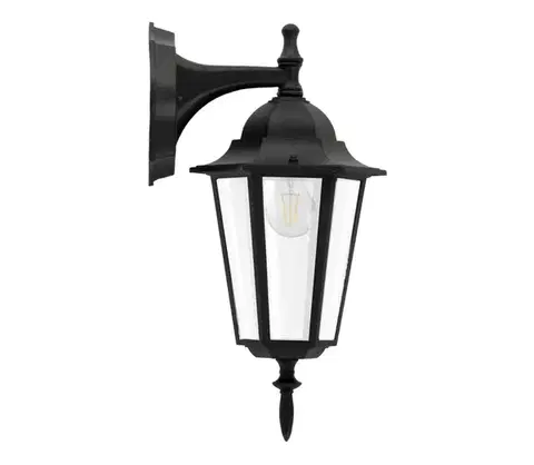Záhradné lampy  Vonkajšie nástenné svietidlo 1xE27/20W/230V IP43 čierna 201935