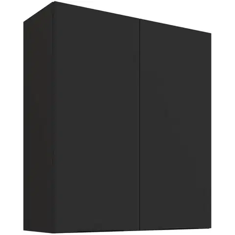 Kuchynské skrinky visiace Kuchynská skrinka Aria-BL/BL anti fingerprint 80G-90 2F