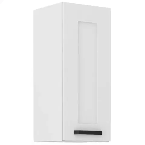 Kuchynské skrinky visiace Kuchynská skrinka LUNA biely mat/biely  30g-72 1f