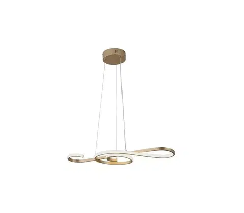Svietidlá  LED Luster na lanku LED/18W/230V 3000K zlatá 8021