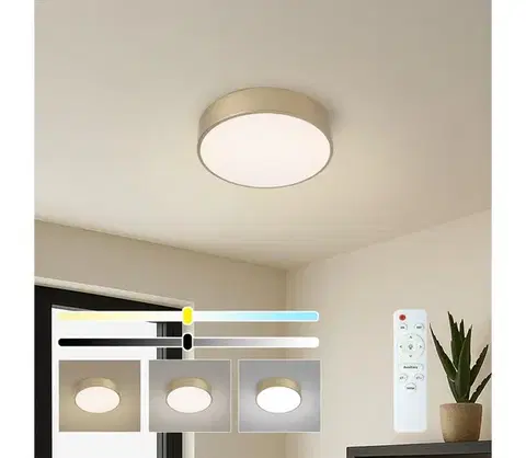 Svietidlá BRILAGI - LED stropné svietidlo POOL LED/24W/230V 3000/4000/6000K priemer 20 cm zlaté BRI1009
