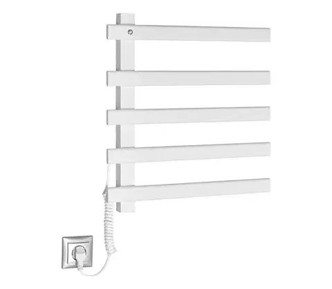 Svietidlá Sapho - Elektrický sušiak na uteráky ELCOR 63W 52x48 cm matná biela EB520