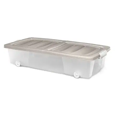 Prútené koše Úložný box na kolieskach s vekom 32l 2050 80x40xH17