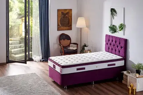 Matrace Mattress Violet 90x200 cm Single Size Middle Firm Mattress