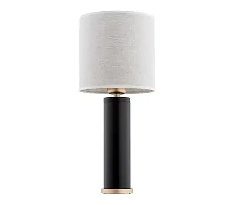 Lampy Argon 8316 - Stolná lampa RIVA 1xE27/15W/230V 48 cm čierna 8316