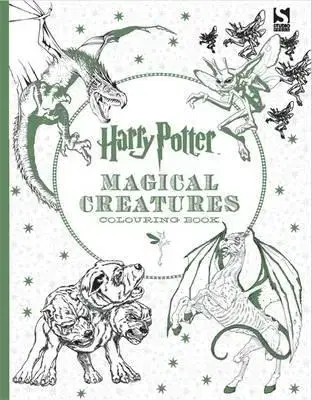 Maľovanky pre dospelých Harry Potter Magical Creatures Colouring Book