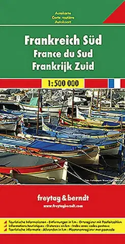 Do auta Francúzsko-juh 1:500 000 Automapa