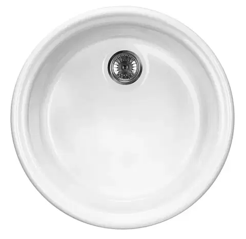 Kuchynské drezy DEANTE DEANTE - Lusitano biela - Keramický drez, 1 - bowl ZCL_680N