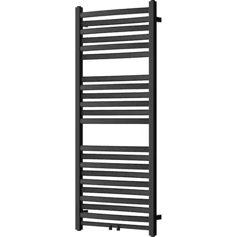Radiátory do kúpeľne MEXEN - Zing vykurovací rebrík/radiátor 1200 x 500 mm, 513 W, čierna W128-1200-500-00-70