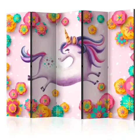 Paravány Paraván Lithe Unicorn Dekorhome