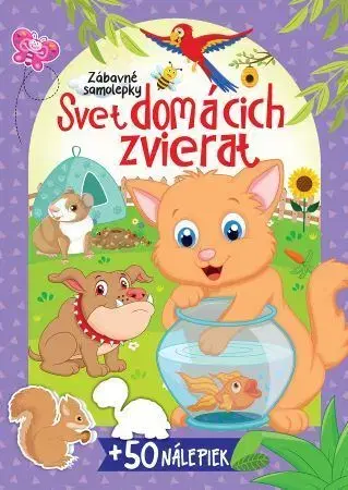 Nalepovačky, vystrihovačky, skladačky Svet domácich zvierat +50 nálepiek