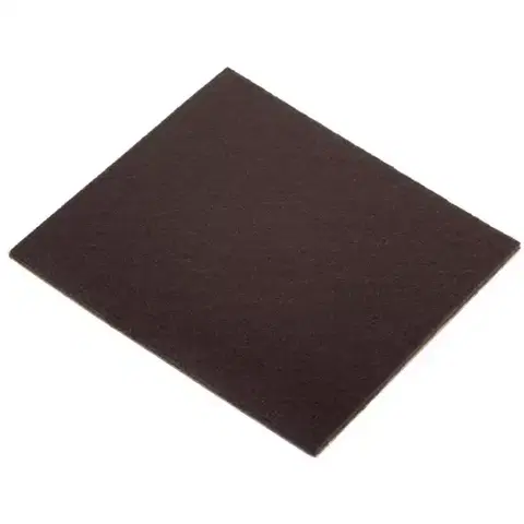 Príslušenstvo k nábytku Plstená podložka hnedá 100x100 mm