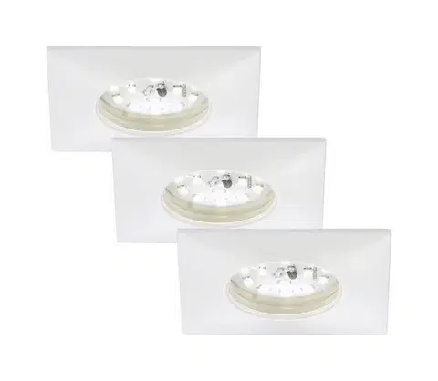 Svietidlá Briloner 7205-036 - SADA 3x LED Podhľadové svietidlo ATTACH LED/5W/230V IP44 biela 7205-036