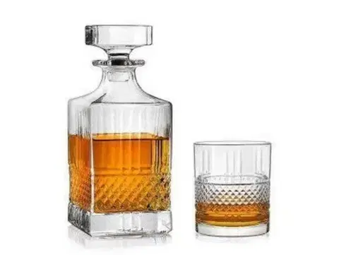 Poháre Kinekus Pohár na whisky + fľaša 6ks BRILLANTE
