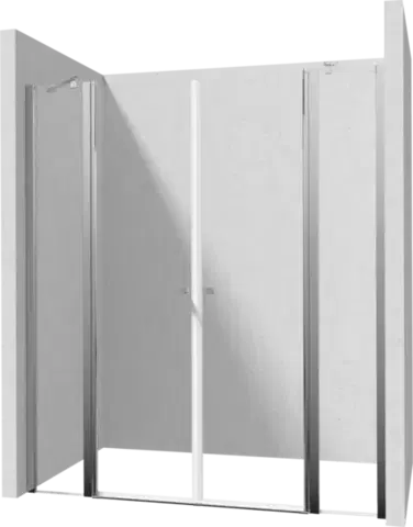 Sprchovacie kúty DEANTE/S - Sprchové dvere dvojité výklopné 100x100 KTSU043P+KTSU043P KERRIA/0026