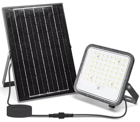 LED osvetlenie  B.V.  - LED stmievateľný solárny reflektor LED/100W/3,4V IP66 + DO B1020133J