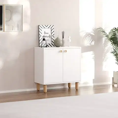 Komody Viacúčelová skrinka Lina - White
