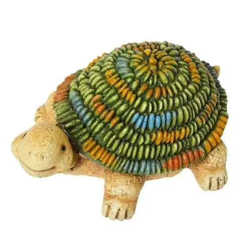 Záhradné lampy Kinekus Postavička korytnačka, 20x15x10cm, poly