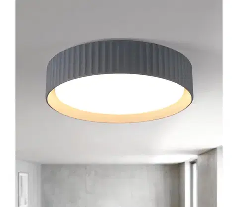 Svietidlá BRILAGI - LED stropné svietidlo LUCIA LED/24W/230V priemer 31 cm sivá WO800-OEM39-30