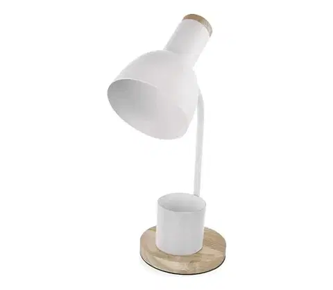Lampy  Stolná lampa POPPY 1xE27/25W/230V biela Z7640W
