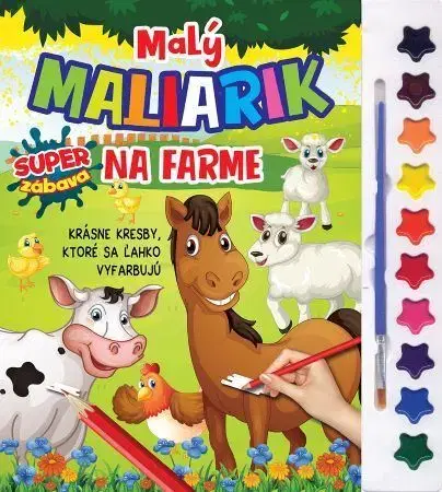 Nalepovačky, vystrihovačky, skladačky Malý maliarik Na farme