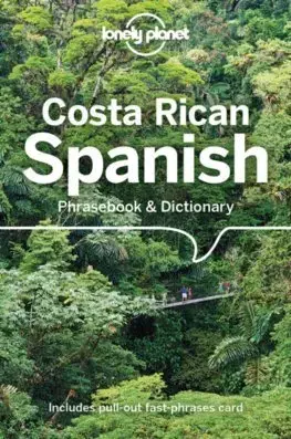 Gramatika a slovná zásoba Costa Rican Phrasebook & Dictionary 6