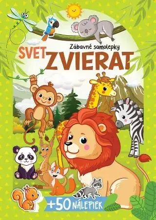 Nalepovačky, vystrihovačky, skladačky Svet zvierat + 50 nálepiek