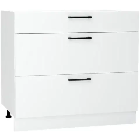 Kuchynské skrinky stojace Kuchynská skrinka Max D90pc S/3 biela