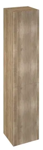 Kúpeľňový nábytok SAPHO - ESPACE STRIP skrinka 35x172x32cm, 2x dvierka, ľavá/pravá, dub alabama ESC230-2322