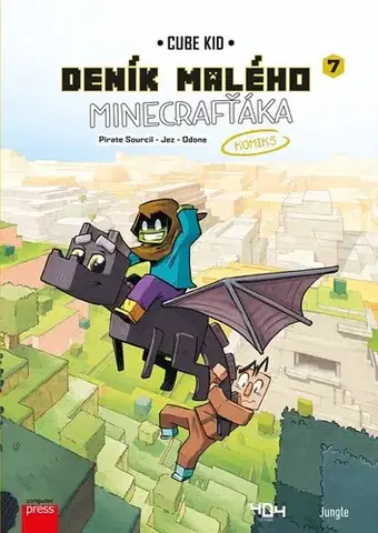 Dobrodružstvo, napätie, western Deník malého Minecrafťáka: komiks 7 (CZ) - Cube Kid,Martin Herodek