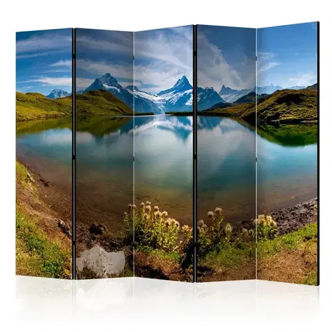 Paravány Paraván Lake with mountain reflection Switzerland Dekorhome