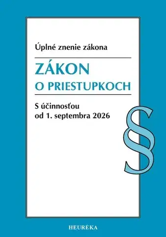 Správne právo Zákon o priestupkoch. 1. vyd., 8/2026