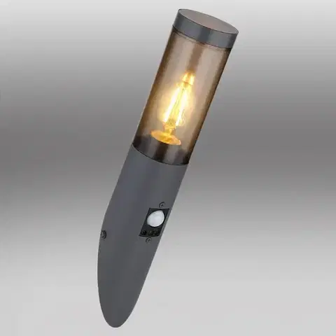 Vonkajšie moderné svietidlá Nástenná lampa Globo Boston 3157sas 15W čierna S K1
