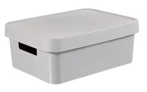 Boxy na skladovanie CURVER - Box úložný 11l s vekom Infinity
