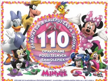 Nalepovačky, vystrihovačky, skladačky Zabávaj sa a nalepuj zas a znova! Minnie